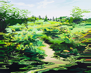 Scene no.42 2014 130.3 × 162.0　油彩、キャンバス