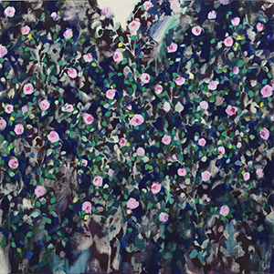 English Rose garden 2014 194.0 × 194.0　アクリル、綿布