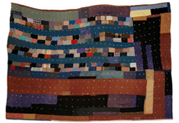 1930s-1940s ジョージア州 ウール、木綿 218×152cm Collection of Corrine Riley/Courtesy of Ricco/ Maresca Gallery
